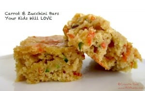 carrots & Zucchini Bars MOMables.com