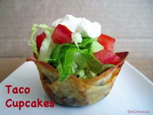 Taco Cupcakes MOMables.com