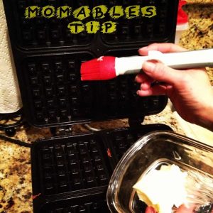 how to grease a waffle maker MOMables.com