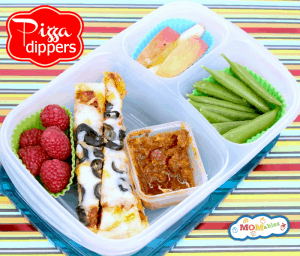 school lunch pizza idea MOMables.com