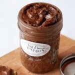 nut free chocolate spread in a jar