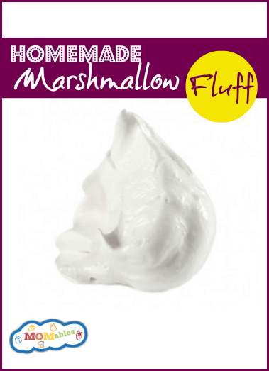 homemade marshmallow fluff recipe via MOMables.com