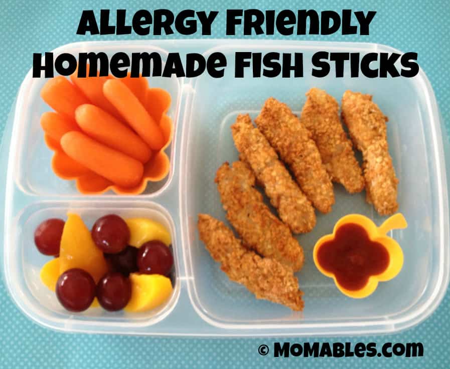 gluten free homemade fish sticks
