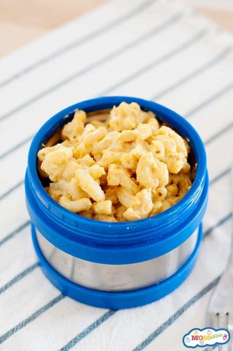 Image: Mac & Cheese in a thermos container