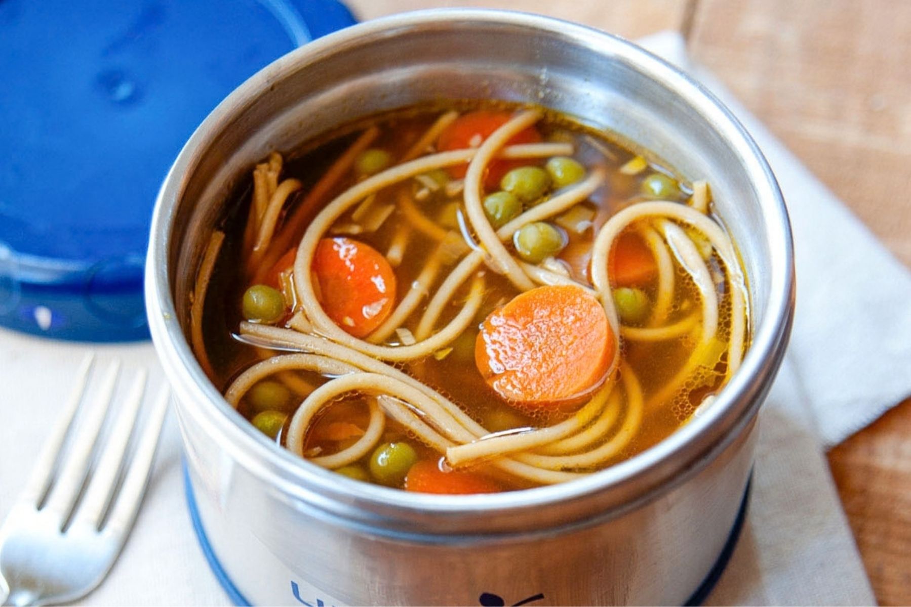 ramen noodle soup in a thermos