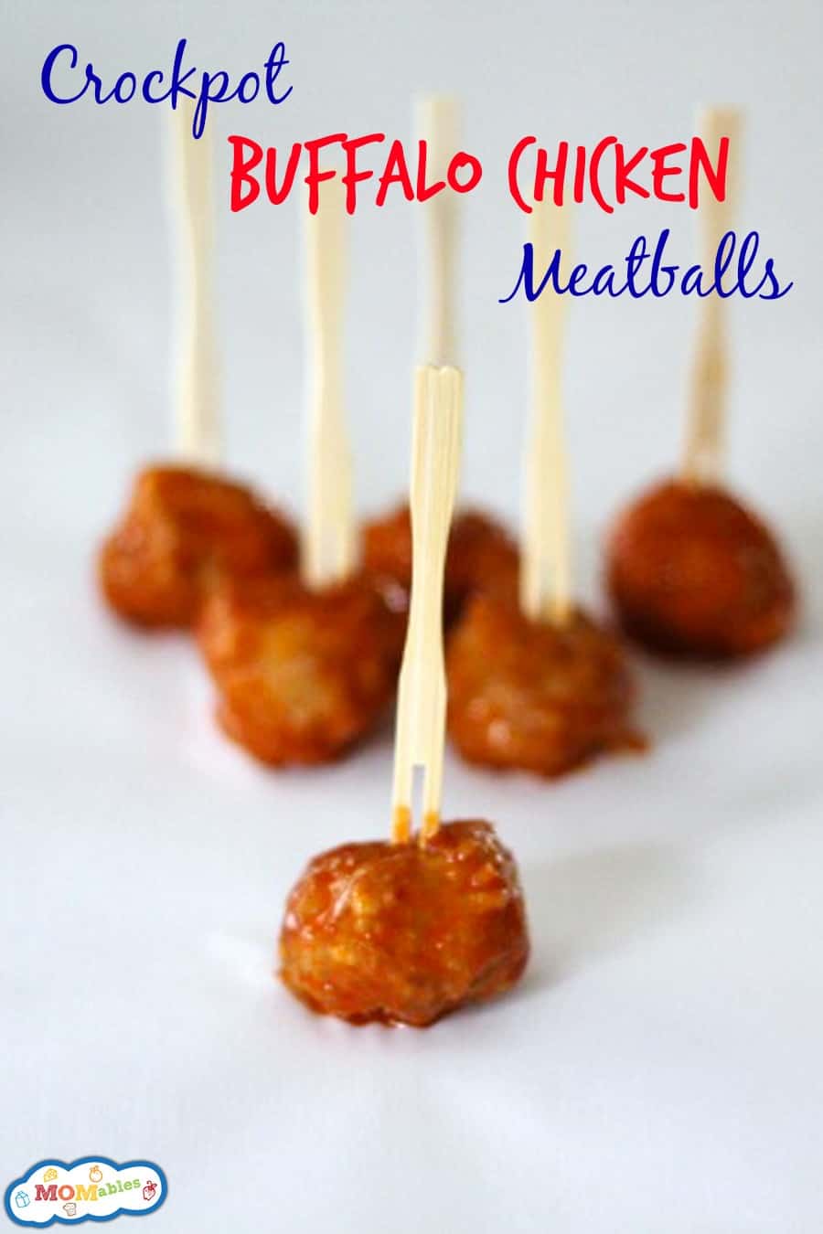 Crockpot Buffalo Chicken Meatballs