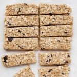 healthy oatmeal raisin granola bars