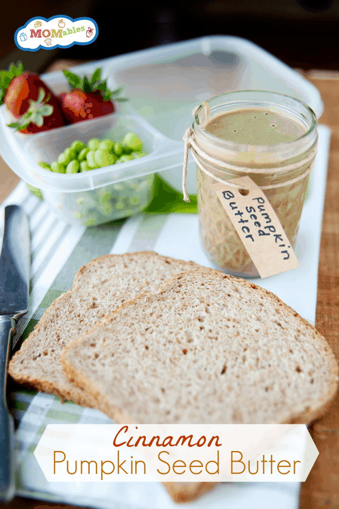 Cinnamon Pumpkin Seed Butter - nut free butter