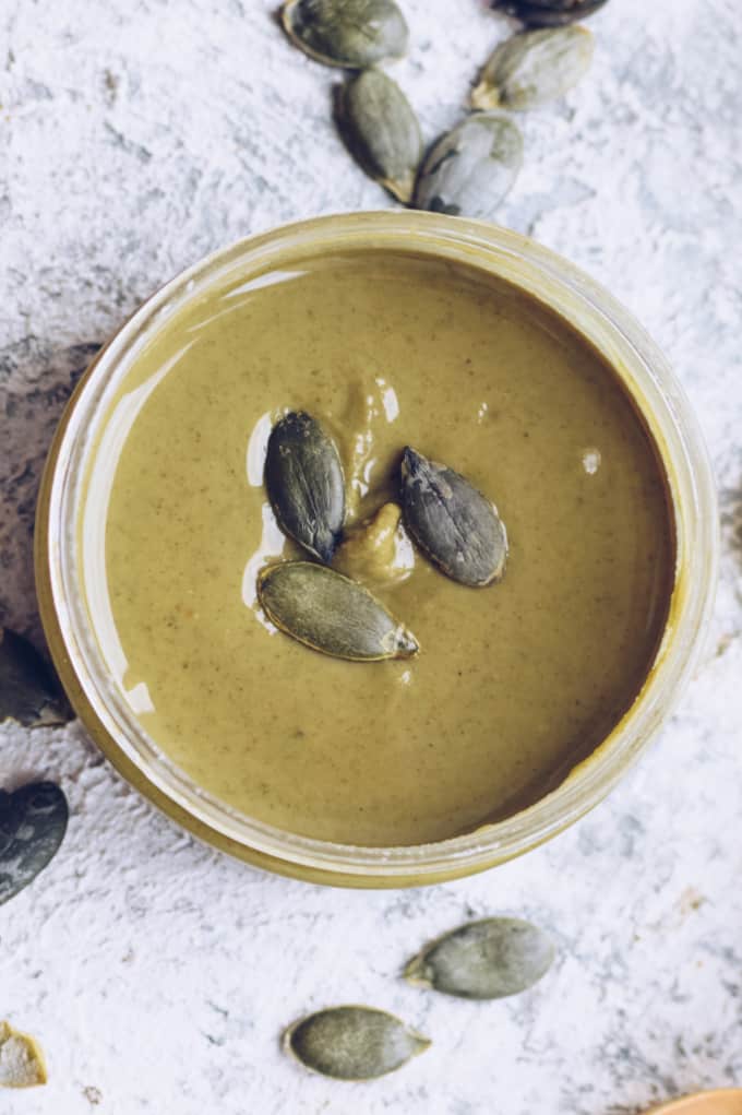 Image: Bowl of Cinnamon Pumpkin Seed Butter