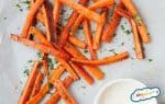 These Baked Carrot French Fries make an incredible and healthy sidekick to any of your family's favorite dinner recipes.