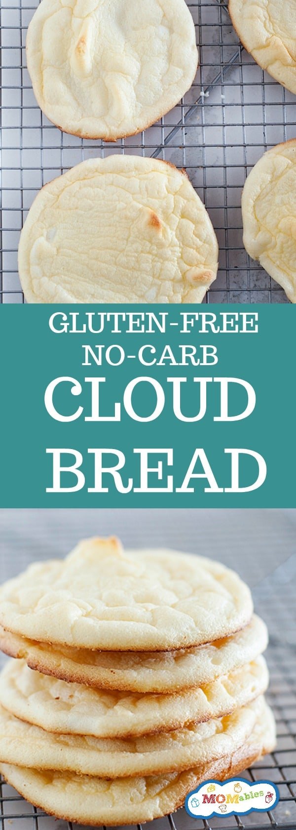 No carb, gluten-free, and full of fluffy texture, this cloud bread is going to blow your taste buds. Also, the perfect substitute for bread.