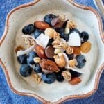 granola mix in a bowl