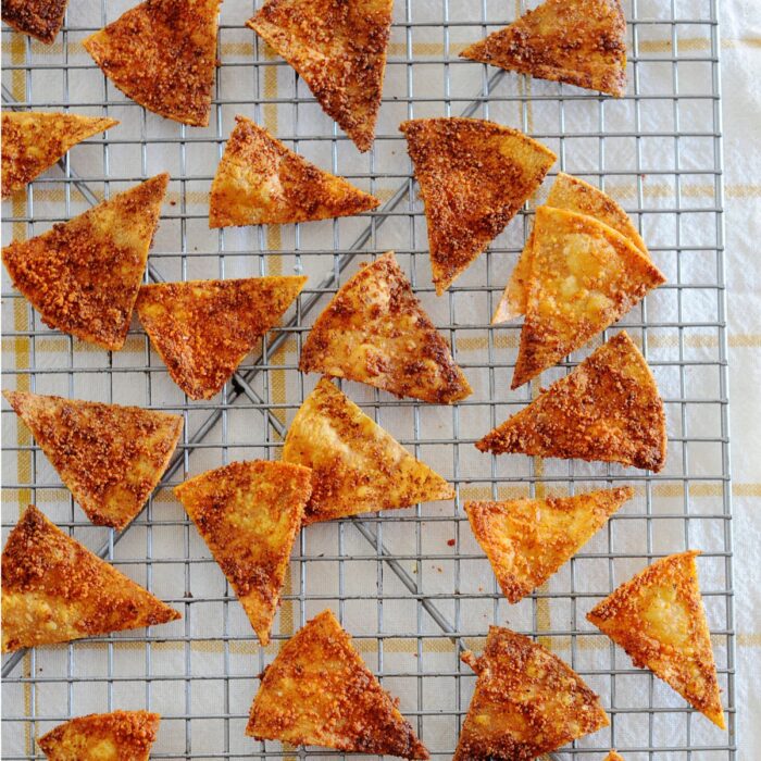 homemade doritos cooling