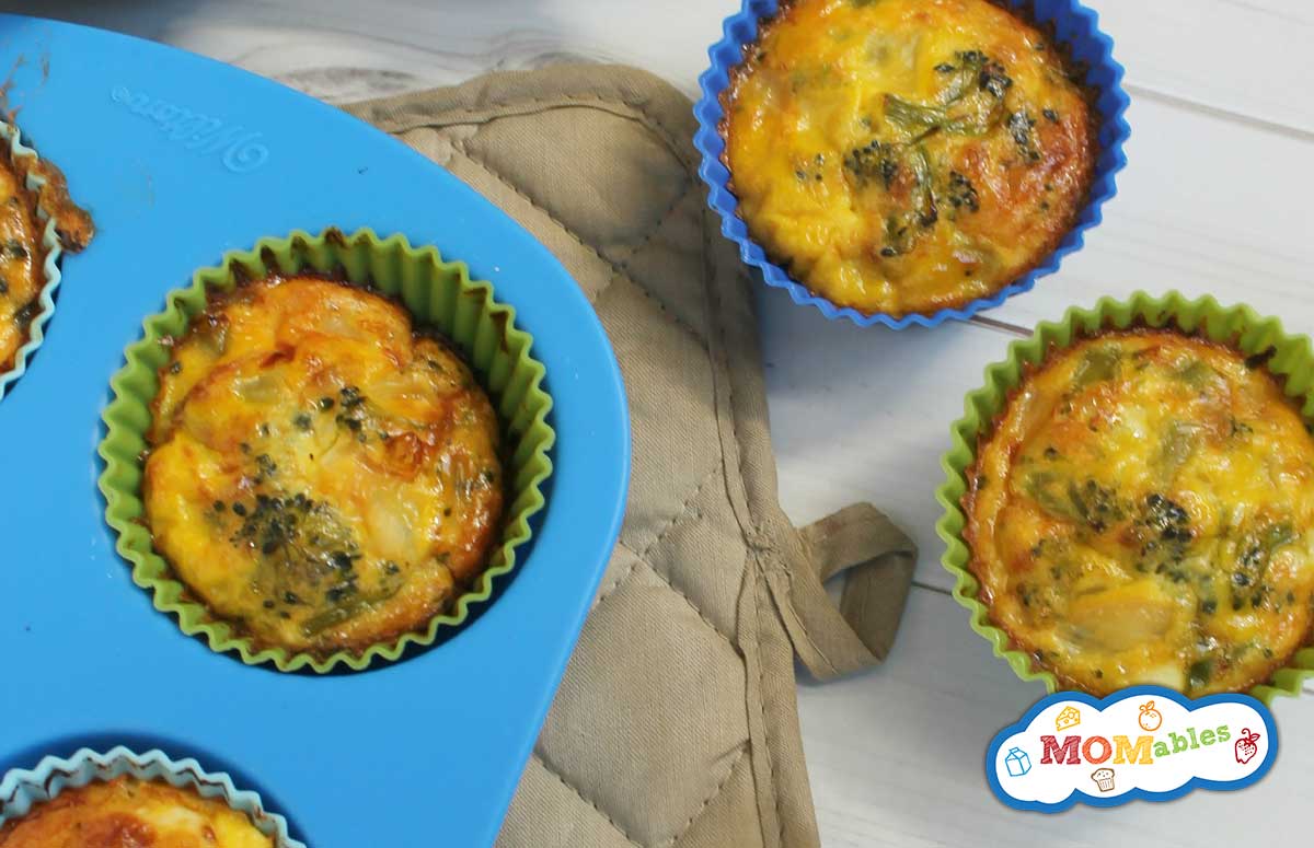 crustless broccoli quiche muffins