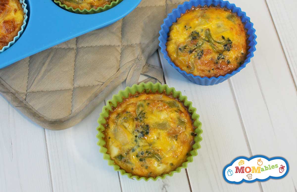 crustless broccoli quiche muffins
