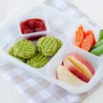 broccoli nuggets in a small lunchbox