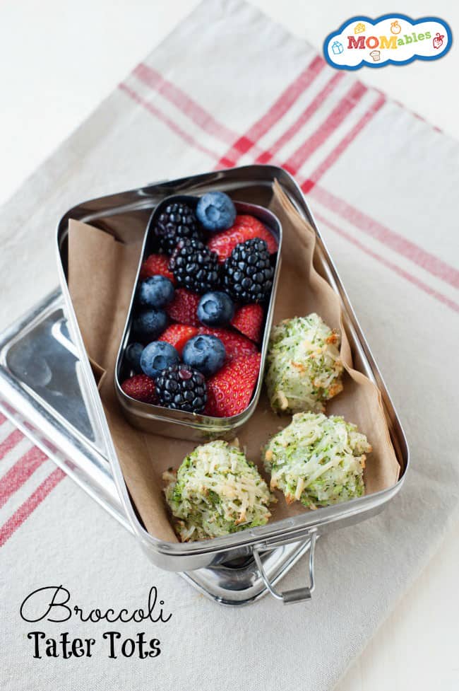 easy to make broccoli tater tots! what a cool way to get kids to eat more veggies!