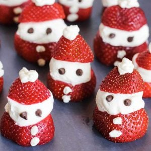 Strawberry Cheesecake Santas