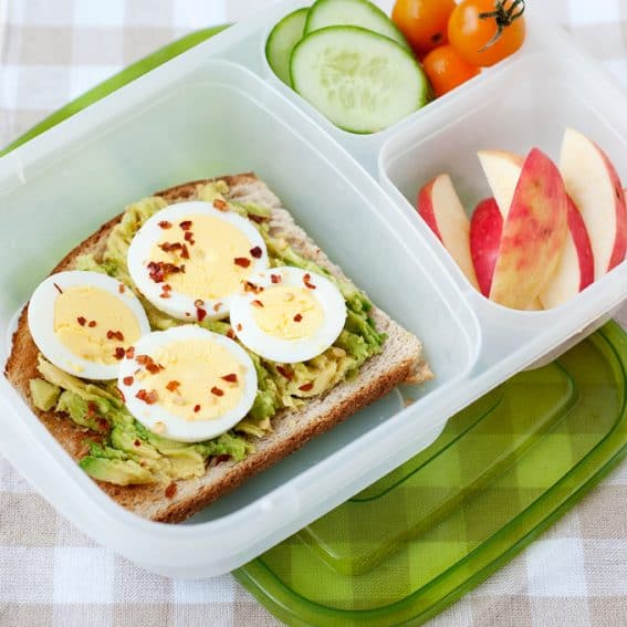 Healthy School Lunch Ideas with Hard Boiled Eggs | MOMables