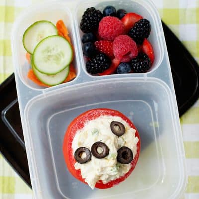 5 easy lunches using egg salad for school or the office. High in protein, vegetarian, and easy to make lunch ideas.