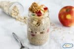 Simple, healthy, and delicious, these Apple Cinnamon Overnight Oats are your new favorite breakfast! They're gluten-free & great for busy mornings.