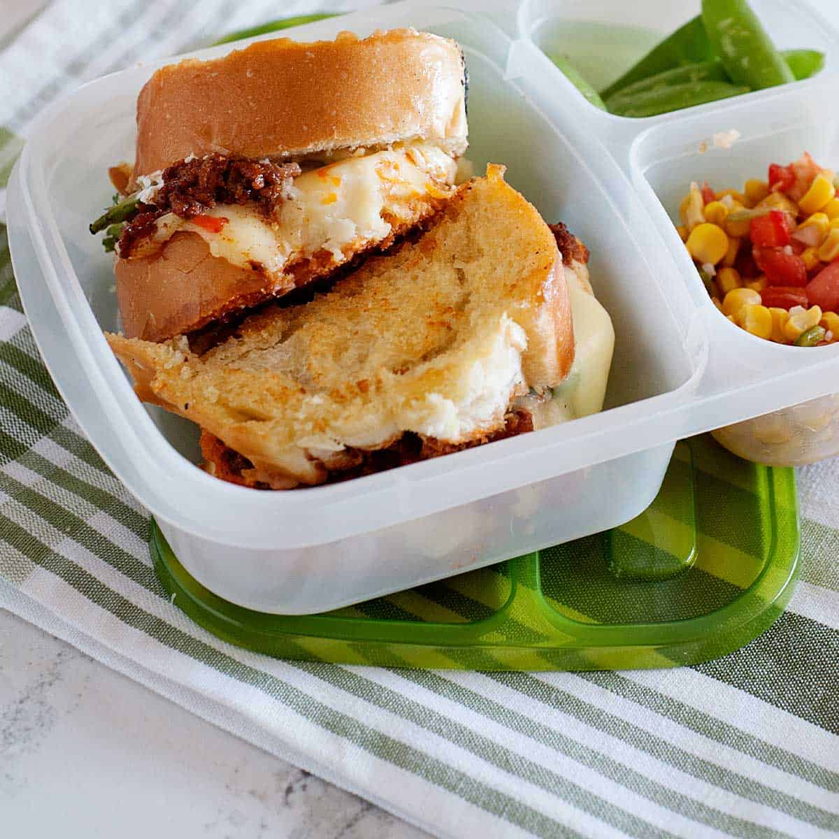 Taco Grilled Cheese School Lunch