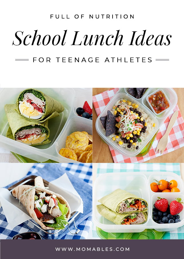 Healthy School Lunch Ideas for Teens- MOMables