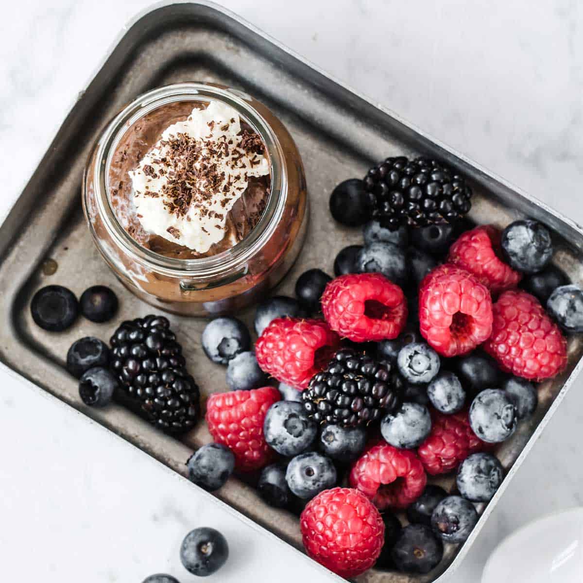 Healthy Chocolate Avocado Pudding