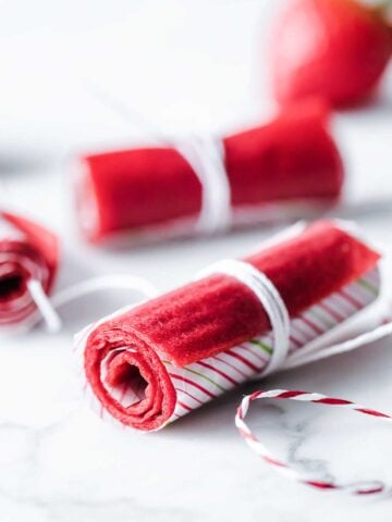 homemade fruit leather roll ups