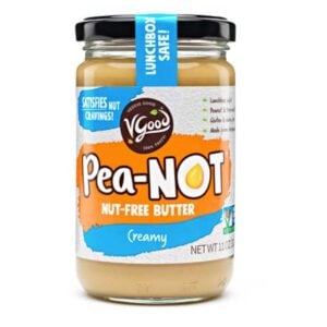 small jar of nut free butter