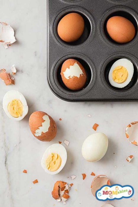 How to Make Hard Boiled Eggs in the Oven | MOMables