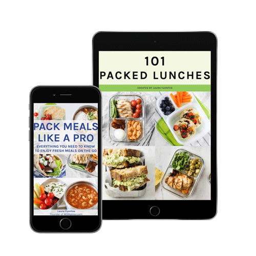 lunch ebook on a phone screen