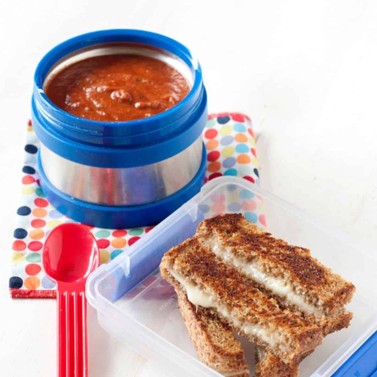 Grilled Cheese Dippers Thermos Lunch
