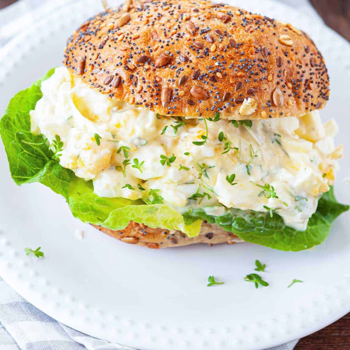 Egg Salad Sandwich for School
