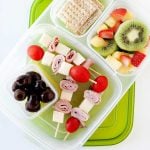 ham and tomato skewers