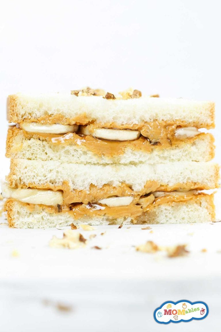 Peanut Butter Banana Sandwich MOMables