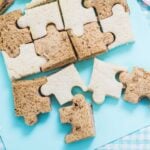 sandwiches cut in to puzzle pieces