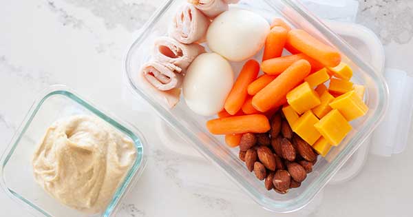 Hard-Boiled Egg & Turkey Protein Bento