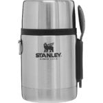 silver stanley thermos