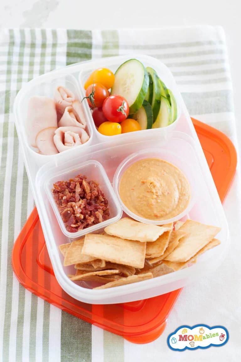 Turkey Bacon School Lunch Bento Box in 5 minutes | MOMables