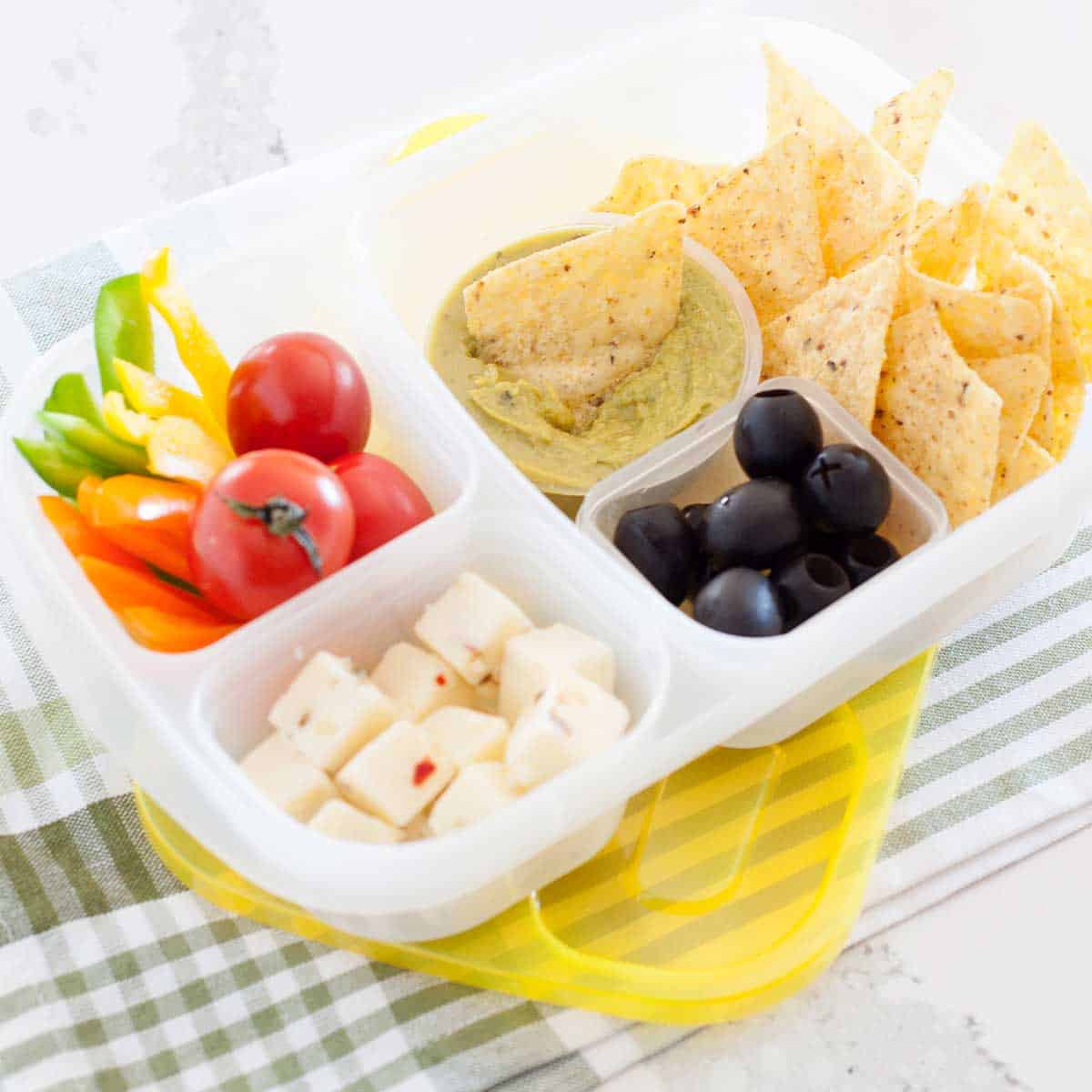 Chips & Guacamole Bento