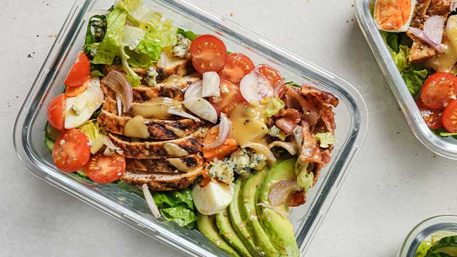 Quinoa Cobb Salad Shaker