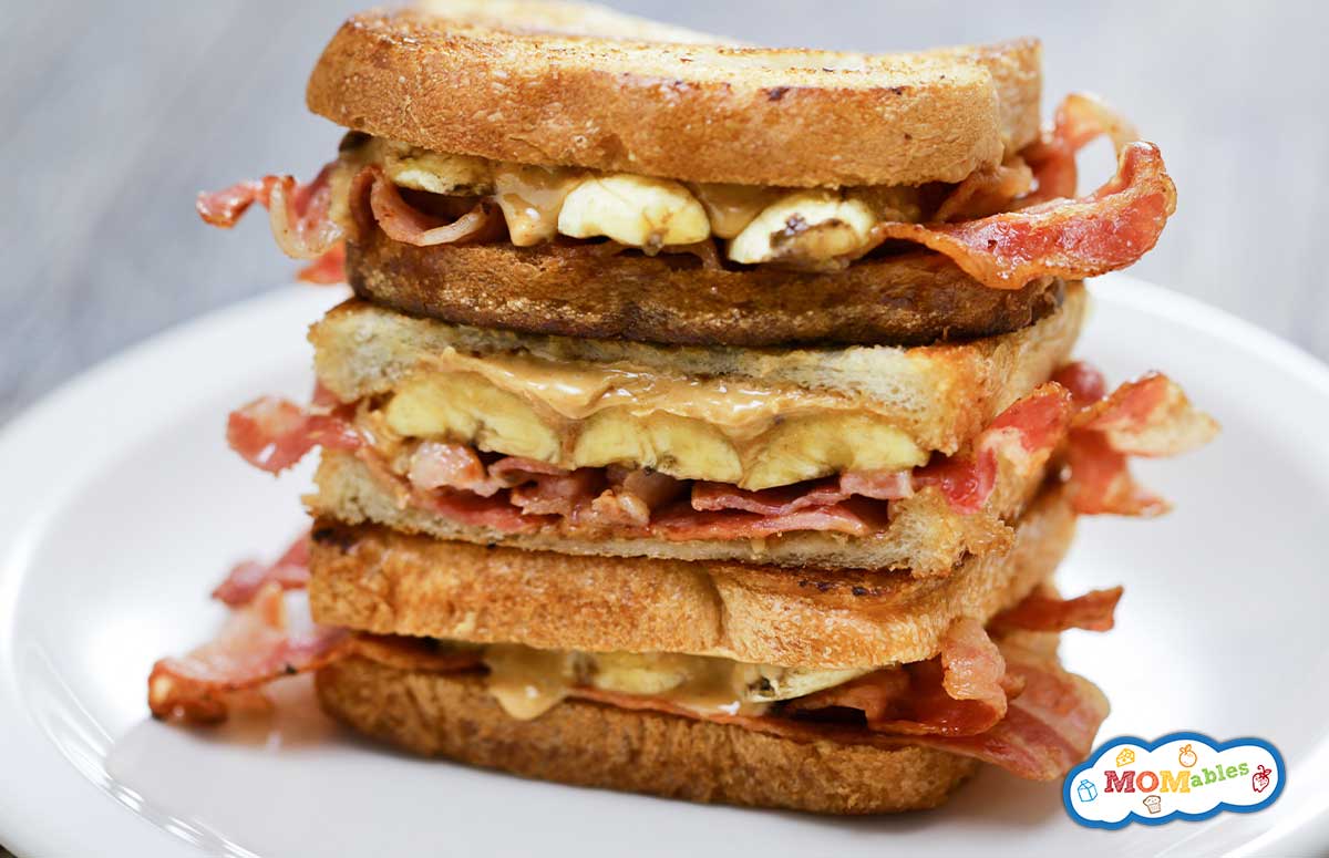 peanut butter bacon sandwich