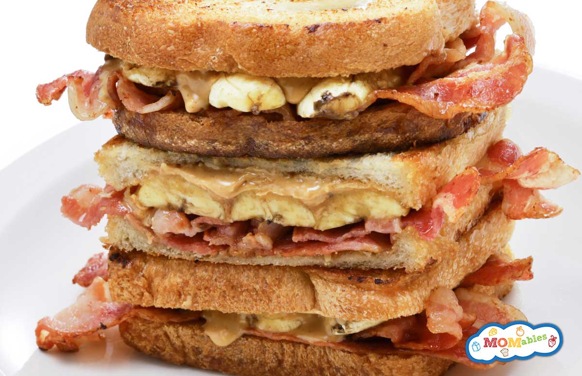 peanut butter bacon sandwich
