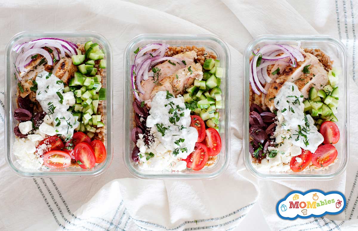 three mediterranean lunch bowls for teens