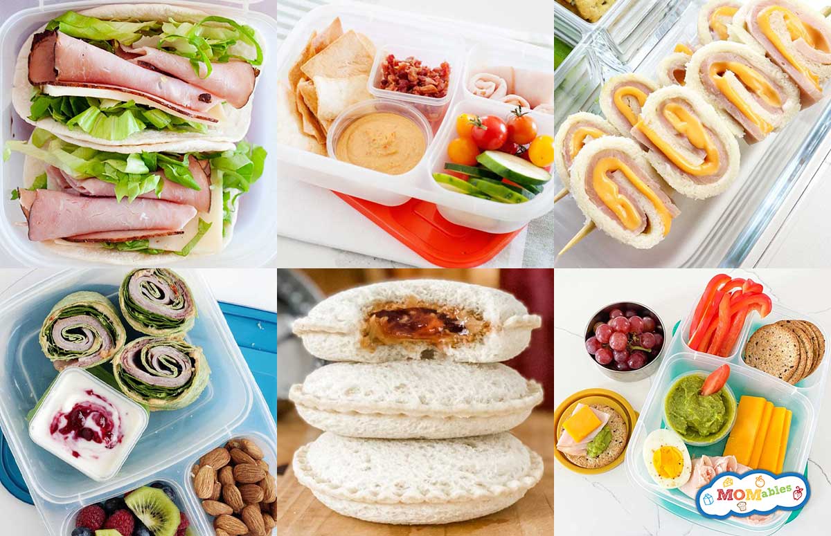 an image collage of second grade lunch ideas