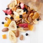 homemade trail mix with dried fruit