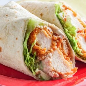 crispy chicken wrap