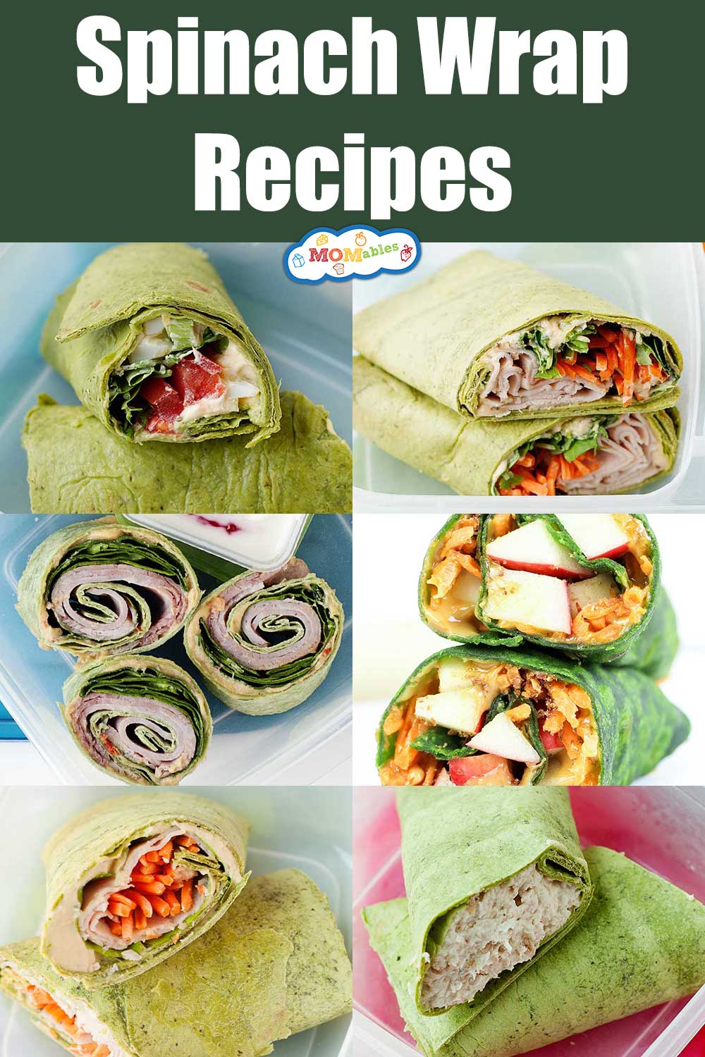 Spinach Wrap Recipes for School | Momables
