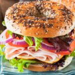 everything bagel turkey sandwich